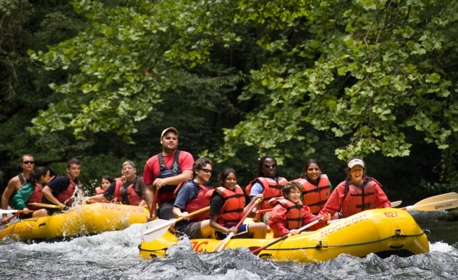 Rafting on the Pigeon River with NOC